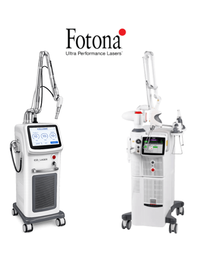 CO2 laser and Fotona laser machines at Verve Clinic